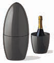 Ведёрко для охлаждения вина Wegg, цвет черный - фото 3278885